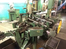 Nilson #S-2-F, Four Slide Wire Former, 1/8" wire diameter, 2" wire width, 10" feed, open gears, mechanical