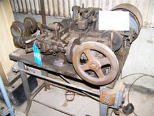 Nilson #S-00, Wire Forming Four-slide Machine, 1/32" wire diameter, 2 plane straightener, shell cam, coil reel