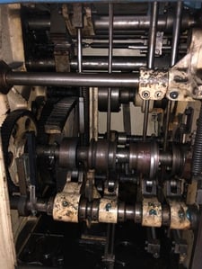 No. W-115A Torrington, Spring Coiler, .112" wire, 2.125" coil outside dimension, 200 SPM, double diameter