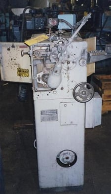 No. W-10A Torrington, Segment Type Spring Coiler, .028 wire, 7/8" coil outside dimension, 240 SPM, 7 roll