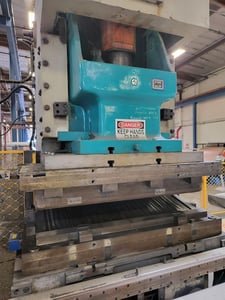 321 Ton, Ying-Lin #JZ21-160, lifting balance cylinder, manual shut height adj. with scale display, 2007