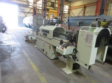 Elite Cameron #CC300, core cutter for 3" cores, 120" wide, AB Panelview 550, 2002