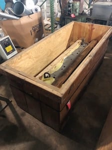 49" Extrusion Dies #H-40, sheet die, upper flexible lip, fixed removable lower lip, 1997