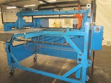 Brown, sheet cutter, 56" wide, manually adjusted blade carriage, 2005