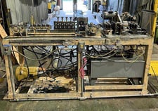 .187" Komo, tube straightener & cut-off machine, entry powered feed rolls, 1998