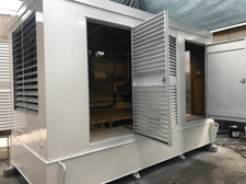 500 - 800 KW Caterpillar #3412, diesel generator set, serial #81Z21045, 4500 hours, 1997