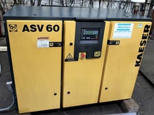 242 ACFM, Kaeser #ASV60, vacuum pump, 15 HP, 230/460 V., 3 phase, 60 Hz, 2001
