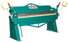 16 gauge x 4' National #U6-4812, Heavy-duty Box & Pan Brake, 6" max box depth, new