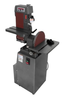 Jet #J-4200A-2, 6 In X 48 In Industrial Combination Belt And 12 In Disc Finishing Machine, new
