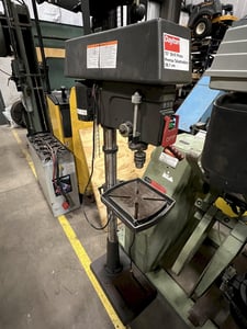 15" Dayton #5PHC2, drill press, 1/2 HP, 128-3476 RPM, S/N 201005