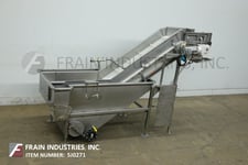 PDC #75-ERLT, automatic sleever labeler, 50-250 sleeves per minute, mounted on base frame with interlocking