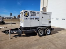 100 KW Multiquip #DCA125USI, diesel, enclosure mounted on trailer, 2011, #89206