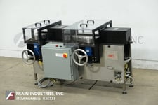 Carleton Helical Technologies #19X-4B1FXL-3462, ionized air rinser, equipped with a 18" long infeed can