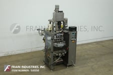 Viking Masek #ST200, 2-up, vertical, stick pack machine, rated up to 30 cycles per lane, mounted on 4 leg