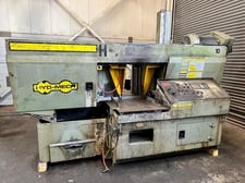 Image for 20" x 20" Hyd-Mech #H-20A, fully automatic dual column bandsaw, 40-300 FPM, 10 HP, 27" blade wheel, 1993