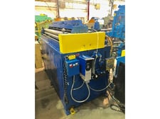 72" x .06" Egan Press Partner #S25-872, Powered Coil Straightener, 8-roll, entry/exit pinch rolls