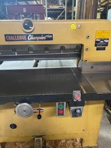 Challenge #MCPB, paper cutter, 240 V., 1-phase, 36" table height, 3.5" clamp open