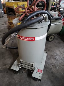 Cecor #SA3-DT Sump Shark cleaner with Cecor TX-55PL drum tank, air powered