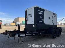 80 KW Atlas Copco #QAS90JDT4I, diesel, sound atternuated enclosure mounted on trailer, 7165 hours, 2013