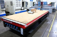 AXYZ #Pacer-4012-ATC, CNC router, 5' x 12', 10.8 HP, Mister, automatic squaring, cold gun