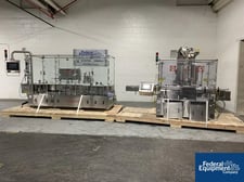 Capmatic #Conquest-FS8, Inline Vial FIlling Line, (12) station with Capmatic capacity elevator, Allen Bradley