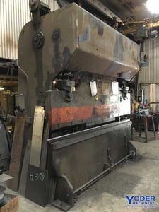 120 Ton, Dreis & Krump #810M, press brake, 10' overall, 102" between housing, 3" stroke, 7-1/2 HP, #70519