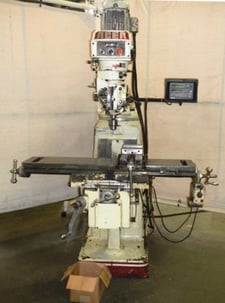 Image for Acer #EVS-3VK, vertical mill, 10" x50" table, 3 HP, 60-4500 RPM, frequency drive, 2-Axis DRO, power feed, R-8 spindle, vise, 1993, #10953