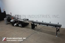 Arpac #TS37B, horizontal continuous motion, side seal shrink wrapper and tunnel, 0-80 linear feet and 0-80
