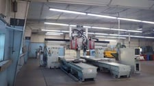 Andi/anderson #NC 1337PT/TC2, Twin Spindle Router, 159.4" X, 145.6" Y, 23.6" Z, 51.1" x 145.6" table, 2012