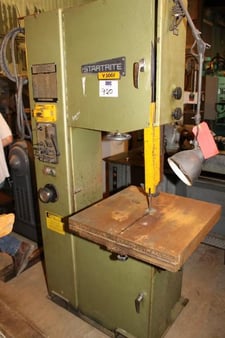 20" x 14" Startrite #V500F, vertical band saw, 24" x 24" table, 1" W x 164" L blade