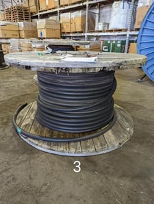 2/0 3C 5000 Volt Teck Cable, 205 Meters, new surplus