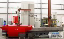 5.12" Microcut, horizontal boring mill, 137" X, 125" Y, Fanuc 32iMB, 60 automatic tool changer, 98" x98" 20