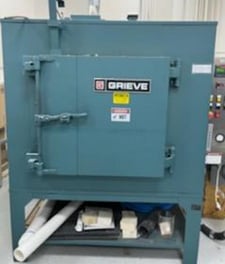 24" width x 24" H x 24" D Grieve #IA-1250, electric batch temper furnace, 1250°F, 230 V., 54 KW
