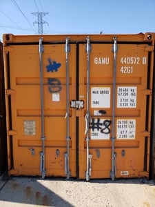 Shipping Containers, 40' L x 8' width x 8' H, Some Say FBZ, Two In Good Shape, Five Need Floor Repair
