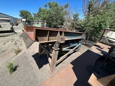 48" x 192" Mill Power Shaker Table-Conveyor, Coil Springs, heavy duty