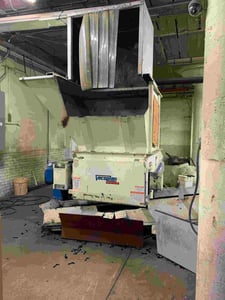 Vecoplan, LLC #RG-42/60, Single Shaft Shredder, Indeed Conveyor, 2 Discharge Conveyor