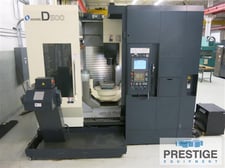 Makino #D500, 5-Axis, 21.6" X, 39.3" Y, A & C Axis, Makino Pro 5,113 automatic tool changer, Probing, coolant