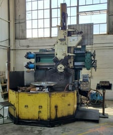 63.7" Webster & Bennett, heavy duty vertical turret lathe, Mark V 2-Axis electronic tracer