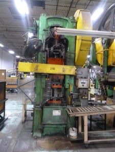 Image for 135 Ton, Bliss #306, SSSC crank trim press, 5" stroke, 26" x 26" x 3" bolster, air clutch