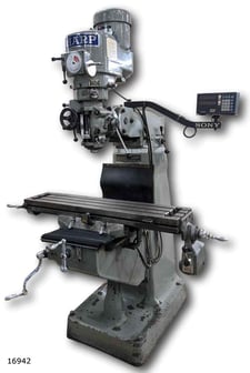 Image for Sharp LMV vertical mill, 42" x 9" table, 30" table travel, 12" saddle travel, 16" knee travel, 3 HP, Sony 2-Axis digital read out