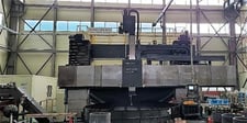 Hwacheon #HVT-4550M, 177" table, 196" swing, 98" U/R, 50 RPM, milling,.001°C-Axis, Siemens 840D, 2016, #31386