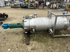 125 gallon Diversified Metal Engineering, Stainless Steel reactor, 35 psi/FV internal, 45 psi jacket, 2003