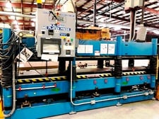 100 Ton, Beckwood, heated platen hydraulic press, 4 post, 2000, #3150