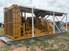 1365 KW Caterpillar #D3512-SCR-Power, diesel generator set, 347/600 Volts, 1200 RPM, reworked radiator & skid