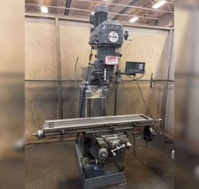 Republic-Lagun #FTV-2, vertical milling machine, Newall digital read out, 3 HP, 10" x50" table