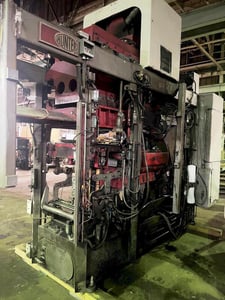 Hunter #HMP-20C, automatic molding machine, Scientific Tech RM-2MC PLC, 1987