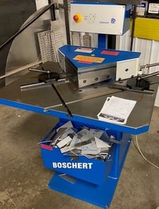 1/4" Boschert #Eagle, hydraulic notcher, 50 SPM, 6.5 HP