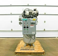 Airtech #OL-3CIL3-2TANV, dry rotary vane vacuum system, 200 psi MAWP