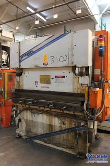 60 Ton, Wysong #MTH60-72, hydraulic press brake, 6' overall, 61-3/4" between housing, 6" stroke, 1996, #68382