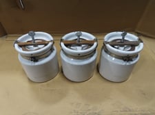 Coors USA, Roller Mill Jar, (2) 1 liter, With lid and locking bar